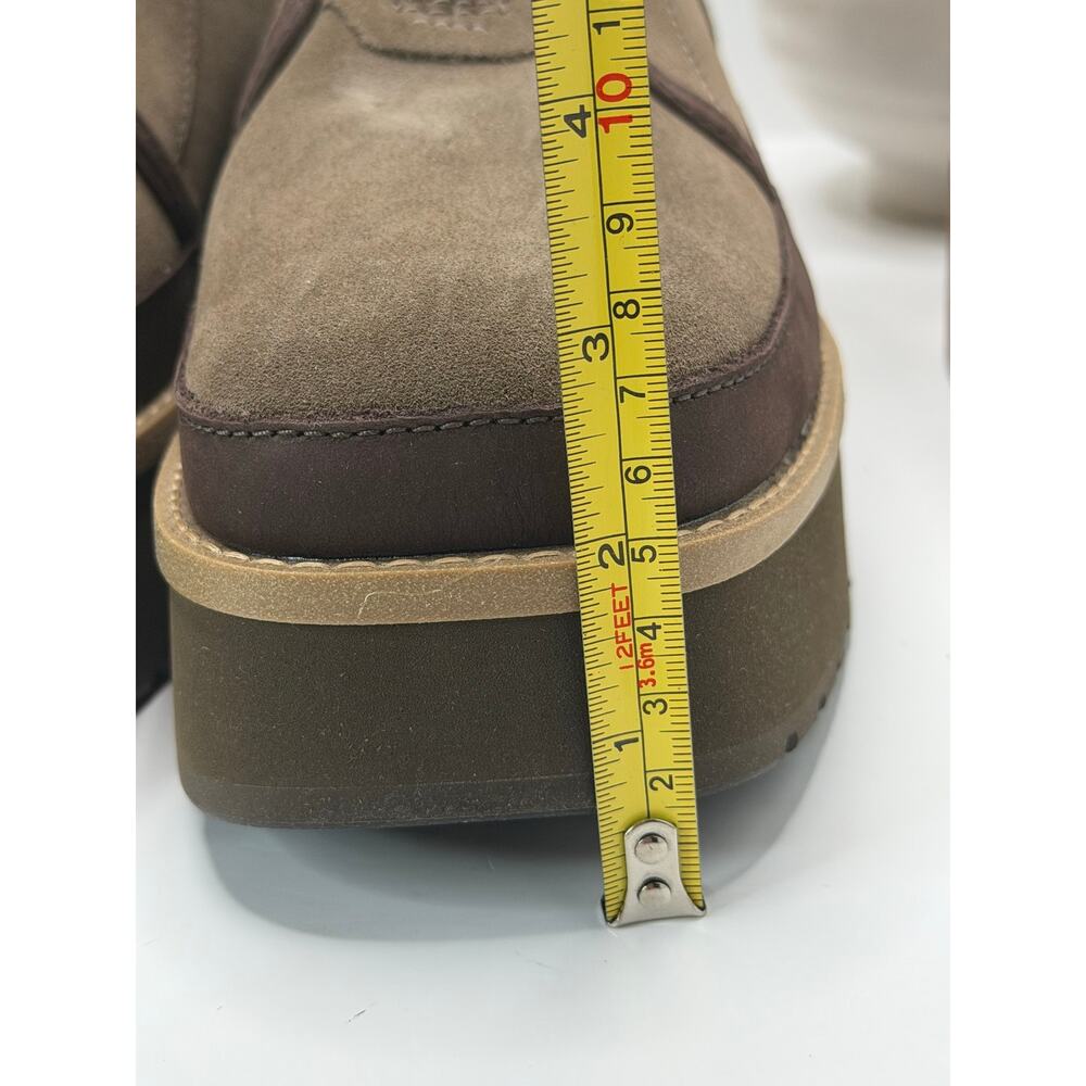 UGG Cityfunc Zip Platform Ankle Boot Hickory Women's 9.5 Tried On - Picture 7 of 10